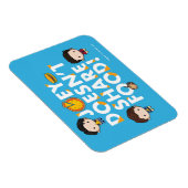 FRIENDS™ | Joey teilt Food Chibi nicht Magnet (Rechte Seite)