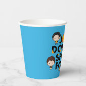 FRIENDS™ | Joey teilt Food Chibi nicht Pappbecher (Vorderseite)