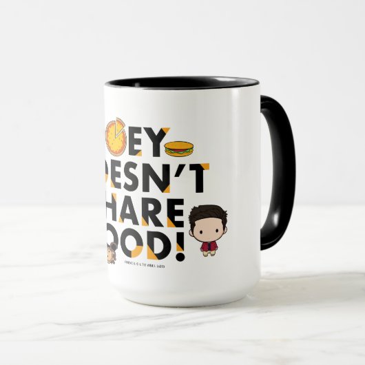 FRIENDS™ | Joey teilt Food Chibi nicht Tasse (VorderseiteRechts)