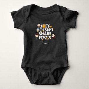 FRIENDS™ Joey teilt nicht gerne Essen Chibi Baby Strampler