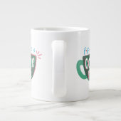 FRIENDS™ | Kaffee zuerst Jumbo-Tasse (Rückseite)
