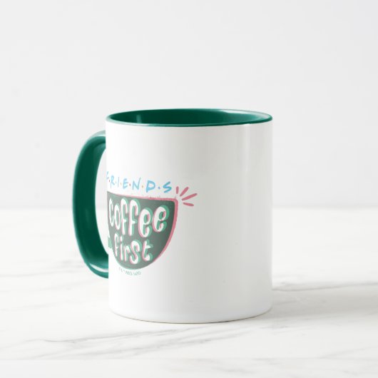FRIENDS™ | Kaffee zuerst Tasse (Vorderseite Links)