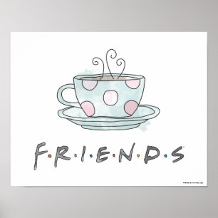 FRIENDS™ Kaffeetasse Watercolor Poster