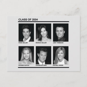 FRIENDS™   Klasse 2004 Einladungspostkarte