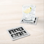 FRIENDS™ | Klasse 2004 Rechteckiger Pappuntersetzer (Vor Ort)