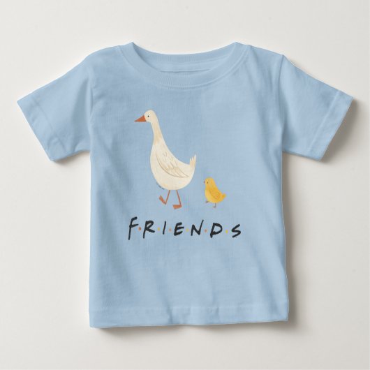 FRIENDS™ | Küken und Enten Baby T-shirt (Vorderseite)