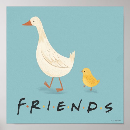 FRIENDS™ | Küken und Enten Poster (Vorne)