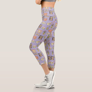 FRIENDS™   Lila Icon Muster Capri Leggings