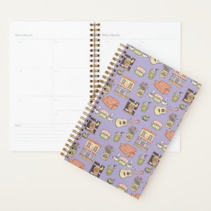 FRIENDS™   Lila Icon Muster Planer