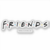 FRIENDS™-Logo Aufkleber (Vorderseite)
