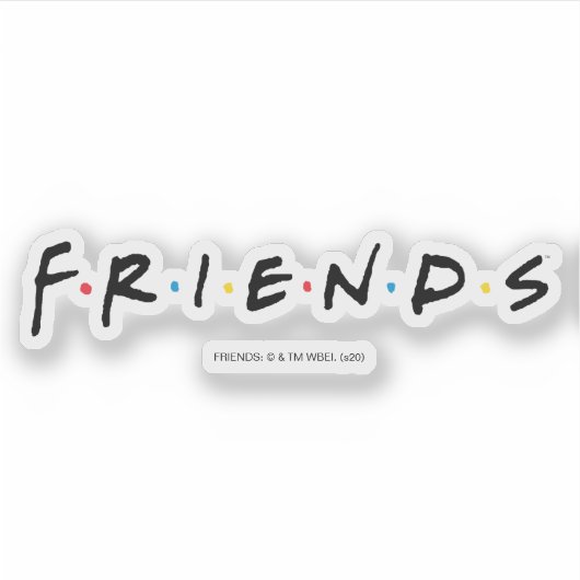 FRIENDS™-Logo Aufkleber (Vorderseite)