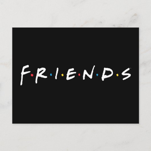FRIENDS™-Logo Einladungspostkarte (Vorderseite)