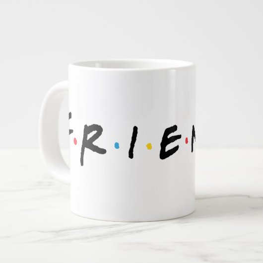 FRIENDS™-Logo Jumbo-Tasse (Vorderseite Links)