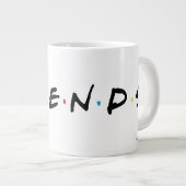FRIENDS™-Logo Jumbo-Tasse (Vorderseite Rechts)