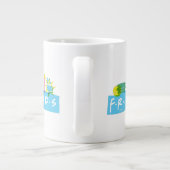 FRIENDS™ | Logo mit Symbolen Jumbo-Tasse (Rückseite)