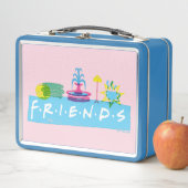 FRIENDS™ | Logo mit Symbolen Metall Brotdose (Beispiel)