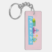 FRIENDS™ | Logo mit Symbolen Schlüsselanhänger (Vorderseite links)