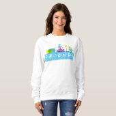 FRIENDS™ | Logo mit Symbolen Sweatshirt (Vorne ganz)
