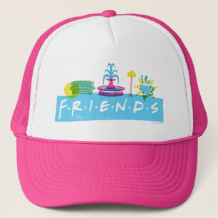 FRIENDS™   Logo mit Symbolen Truckerkappe