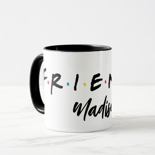 FRIENDS™-Logo Tasse (Vorderseite Links)
