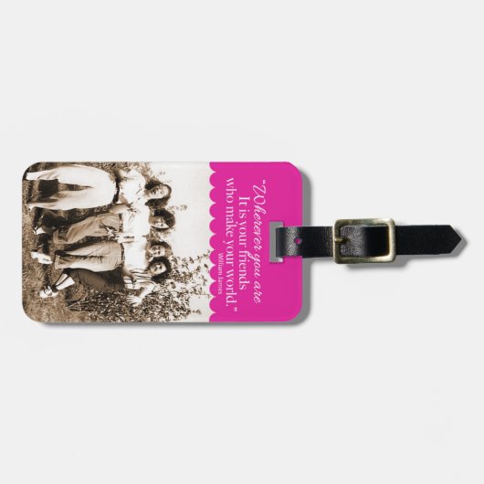 Friends Luggage Tag Gepäckanhänger (Vorderseite horizontal)