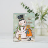 Friends machen - Feiertag Postkarte (Stehend Vorderseite)