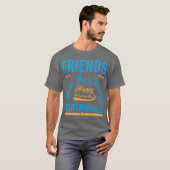 Friends Makehe Journey Worthwhile Geschenk T-Shirt (Vorne ganz)