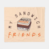 FRIENDS™ | Mein Sandwich Fleecedecke (Vorderseite (Horizontal))