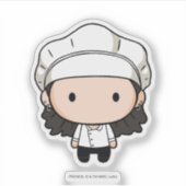 FRIENDS™ | Monica Chibi Aufkleber (Vorderseite)