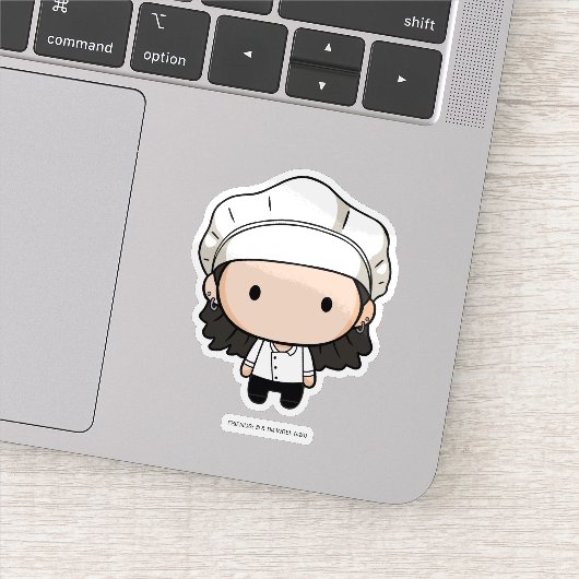 FRIENDS™ | Monica Chibi Aufkleber (Detail)