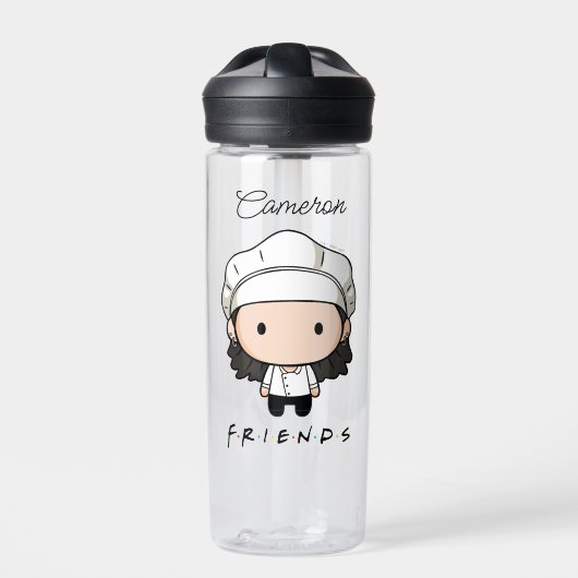 FRIENDS™ | Monica Chibi | Name hinzufügen Trinkflasche (Vorderseite)