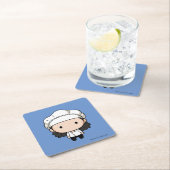 FRIENDS™ | Monica Chibi Rechteckiger Pappuntersetzer (Vor Ort)