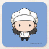 FRIENDS™ | Monica Chibi Rechteckiger Pappuntersetzer (Vorderseite)