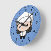 FRIENDS™ | Monica Chibi Runde Wanduhr (Winkel)