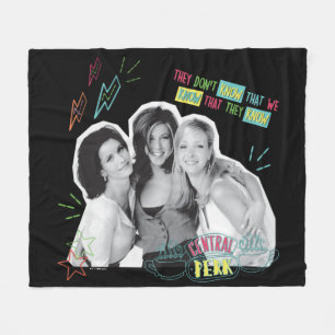 FRIENDS™ Monica, Rachel und Phoebe Fleecedecke