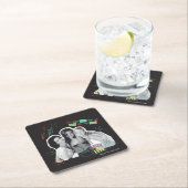 FRIENDS™ | Monica, Rachel und Phoebe Rechteckiger Pappuntersetzer (Vor Ort)