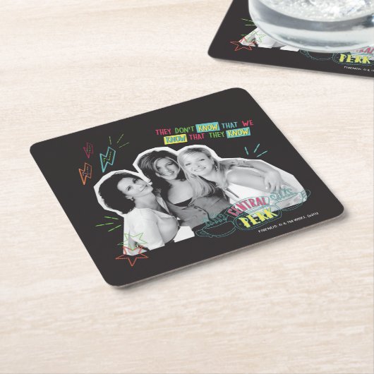 FRIENDS™ | Monica, Rachel und Phoebe Rechteckiger Pappuntersetzer (angewinkelt)