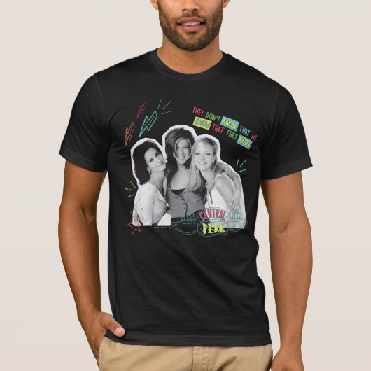 FRIENDS™ | Monica, Rachel und Phoebe T-Shirt (Vorderseite)