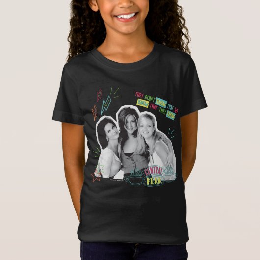 FRIENDS™ | Monica, Rachel und Phoebe T-Shirt (Vorderseite)