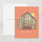 FRIENDS™ | Monica's Apartment Building Postkarte (Vorne/Hinten)
