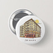 FRIENDS™ | Monica's Apartment Gebäude Button (Vorne & Hinten)