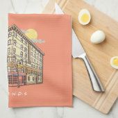 FRIENDS™ | Monica's Apartment Gebäude Geschirrtuch (Viertel Falte)