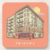 FRIENDS™ | Monica's Apartment Gebäude Getränkeuntersetzer (Vorderseite)