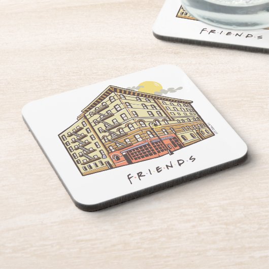 FRIENDS™ | Monica's Apartment Gebäude Getränkeuntersetzer (Linke Seite)