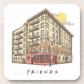 FRIENDS™ | Monica's Apartment Gebäude Getränkeuntersetzer (Vorderseite)