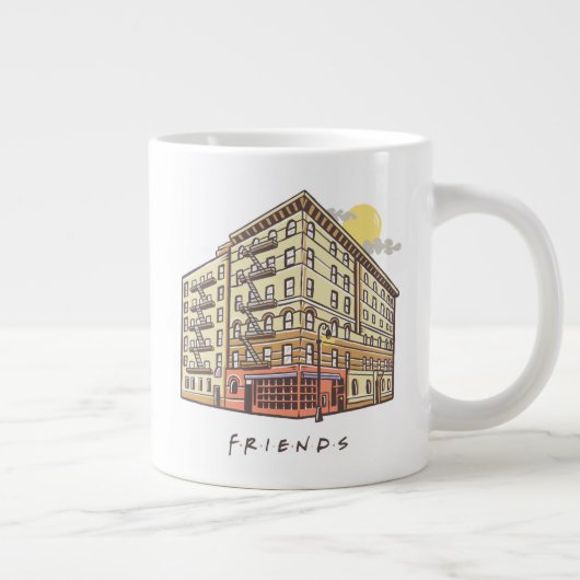 FRIENDS™ | Monica's Apartment Gebäude Jumbo-Tasse (Rechts)