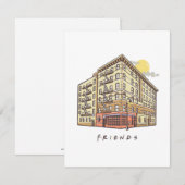 FRIENDS™ | Monica's Apartment Gebäude Mitteilungskarte (Vorne/Hinten)