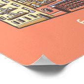 FRIENDS™ | Monica's Apartment Gebäude Poster (Ecke)