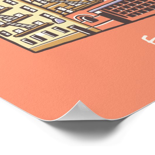 FRIENDS™ | Monica's Apartment Gebäude Poster (Ecke)