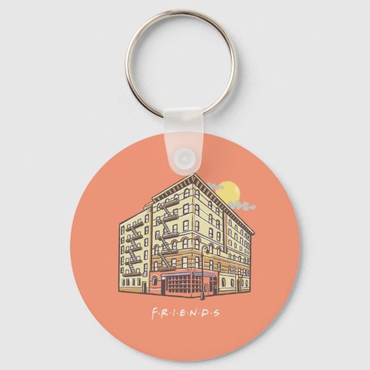 FRIENDS™ | Monica's Apartment Gebäude Schlüsselanhänger (Vorderseite)